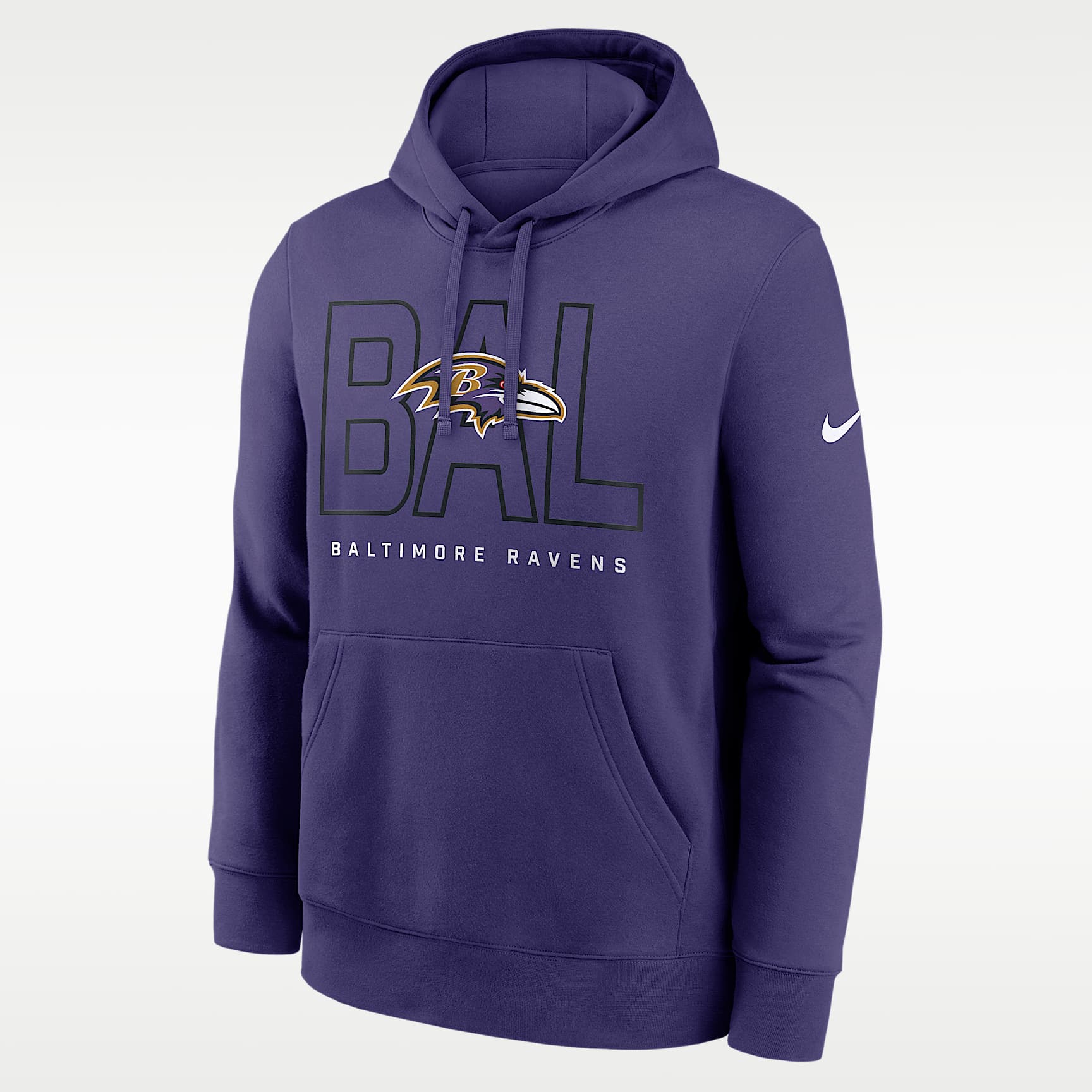 Baltimore Ravens Busted Play Club Men's Nike NFL Pullover Hoodie